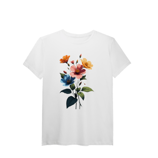 Nome do produto Camiseta Pima Flores silvestre