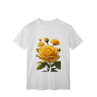 Nome do produto T-Shirt Classic Rosas Amerela 