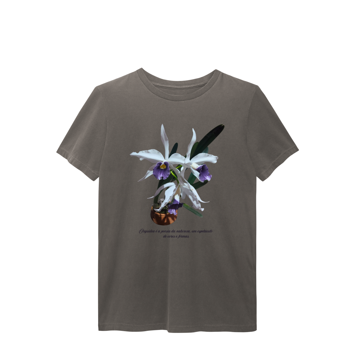 T-Shirt Estonada Orquidea Coerulea