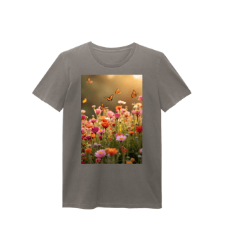 Baby Long Estonada Flores e Borboletas