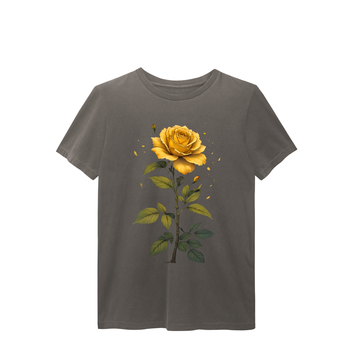 T-Shirt Estonada Rosa Amarela 1511