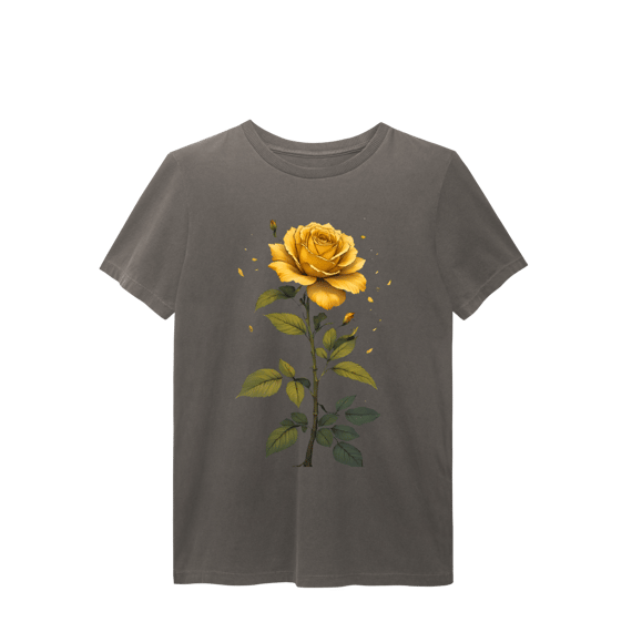 T-Shirt Estonada Rosa Amarela 1511