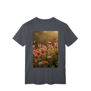 Nome do produto T-Shirt Classic Flores e Borboletas 