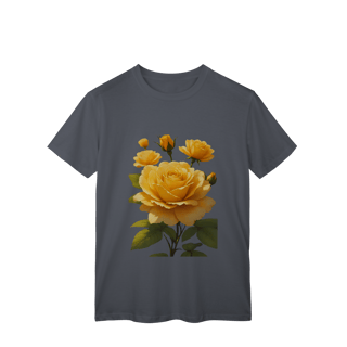 Nome do produto T-Shirt Classic Rosas Amerela 