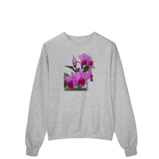 Nome do produto Moletom Prime Fechado Flores 05