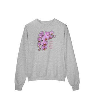 Nome do produto Moletom Prime Fechado Flores 9