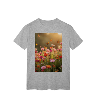 Nome do produto T-Shirt Classic Flores e Borboletas 