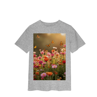 Nome do produto Classic Infantil Flores e Borboletas