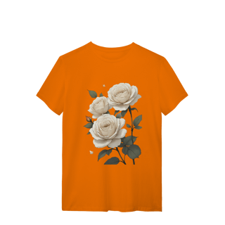 Nome do produto T-Shirt Quality Rosas Branca