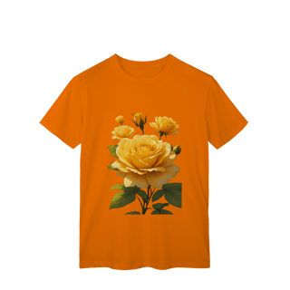 Nome do produto T-Shirt Classic Rosas Amerela 