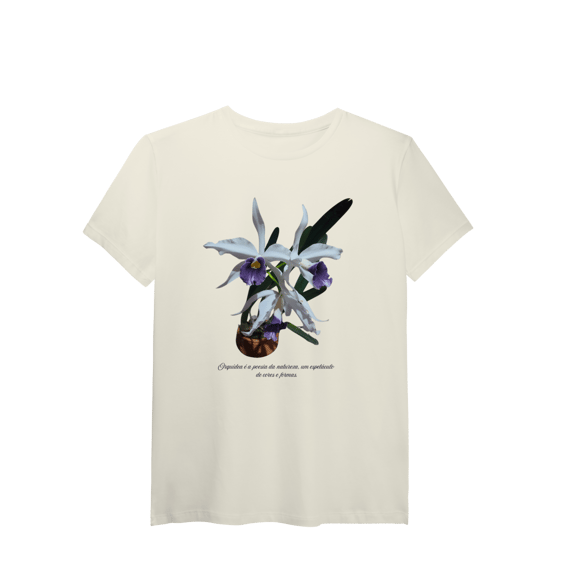 T-Shirt Pima Orquidea Coerulea