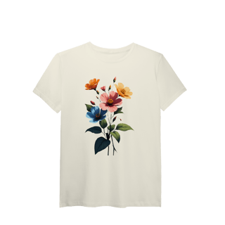 Camiseta Pima Flores silvestre