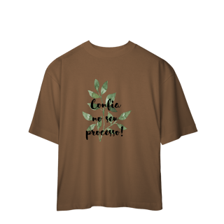 Nome do produto Camiseta Oversized Confia