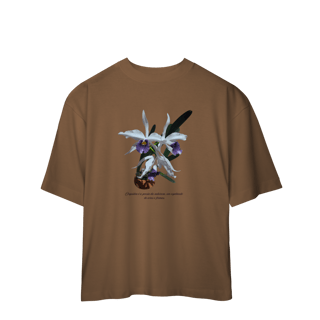 Nome do produto Camiseta Oversized Orquidea Coerulea