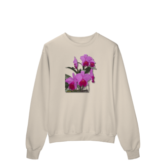 Nome do produto Moletom Prime Fechado Flores 05