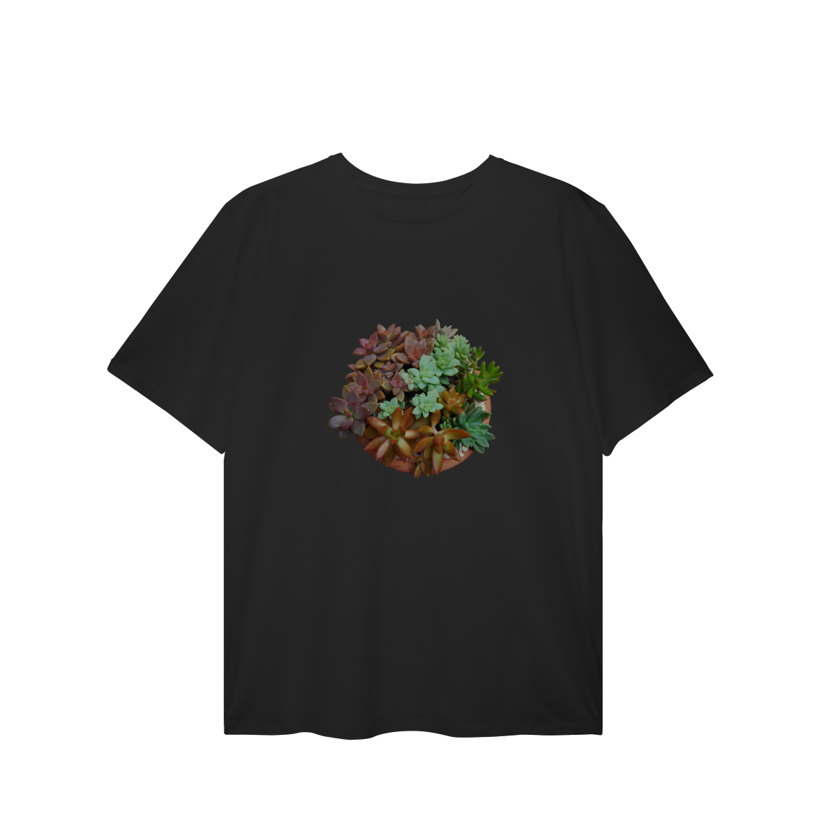 T-Shirt Plus Size Jardim 01