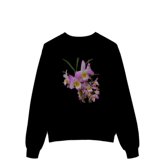 Nome do produto Moletom Prime Fechado Flores 02