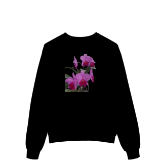 Nome do produto Moletom Prime Fechado Flores 05