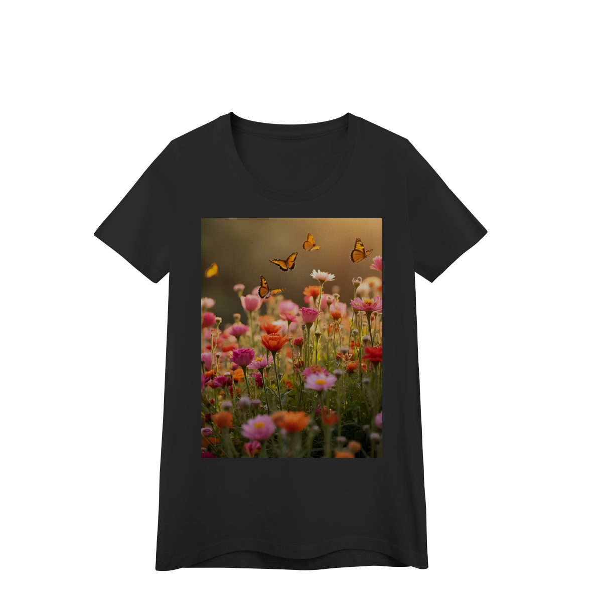 Baby Long Quality Flores e Borboletas