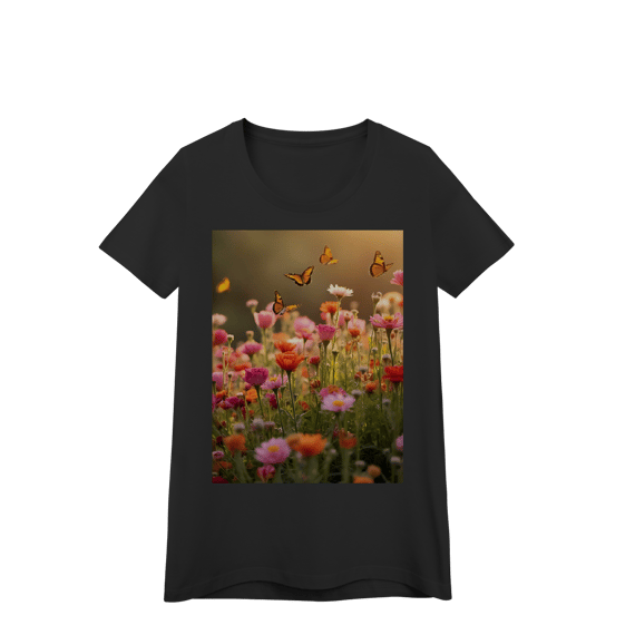 Baby Long Quality Flores e Borboletas