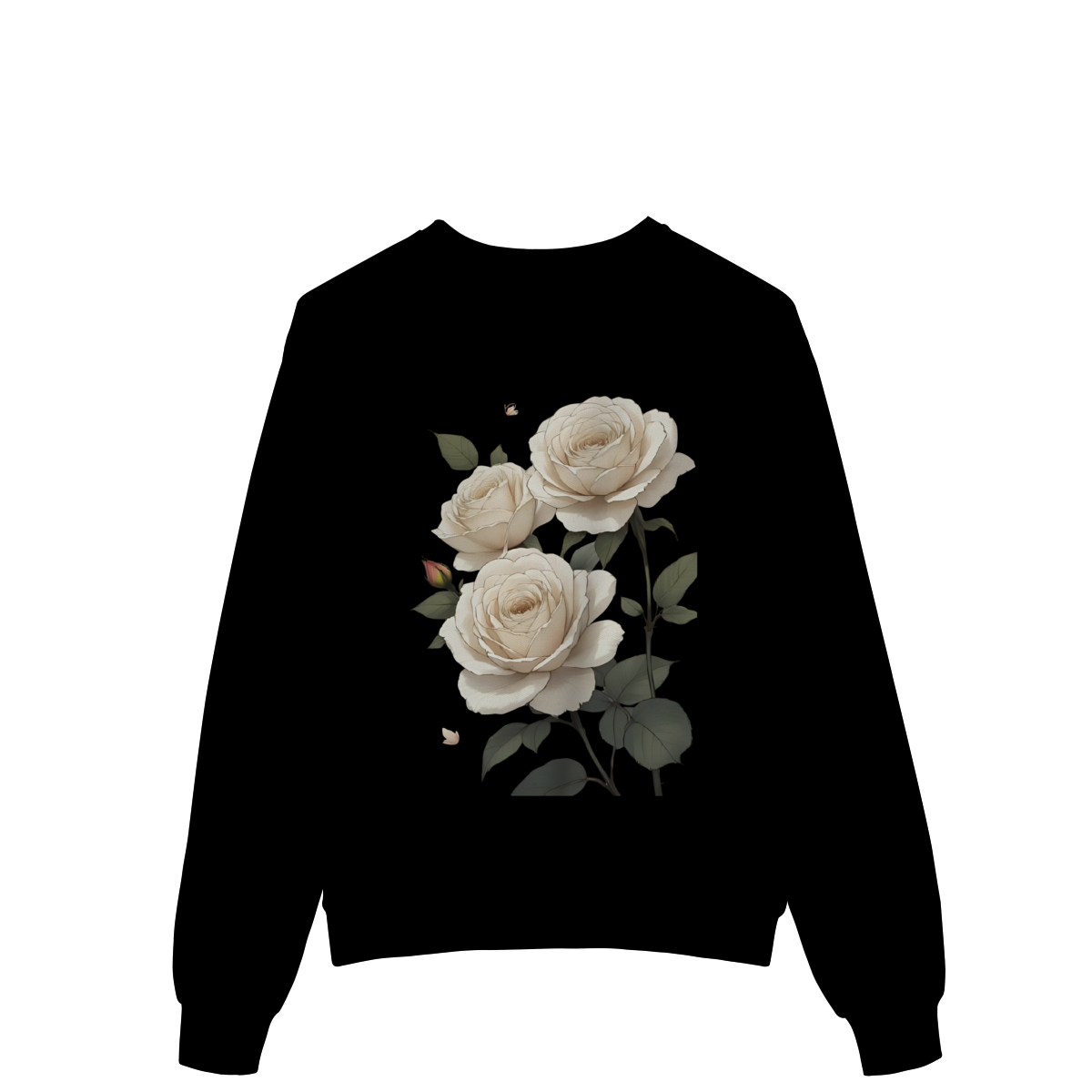 Moleton Rosas Branca