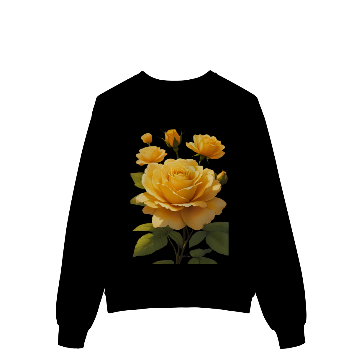 Moleton Prime Fechado Rosas Amarela