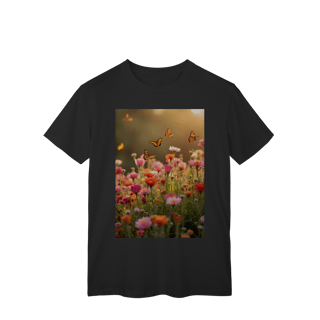 Nome do produto T-Shirt Classic Flores e Borboletas 