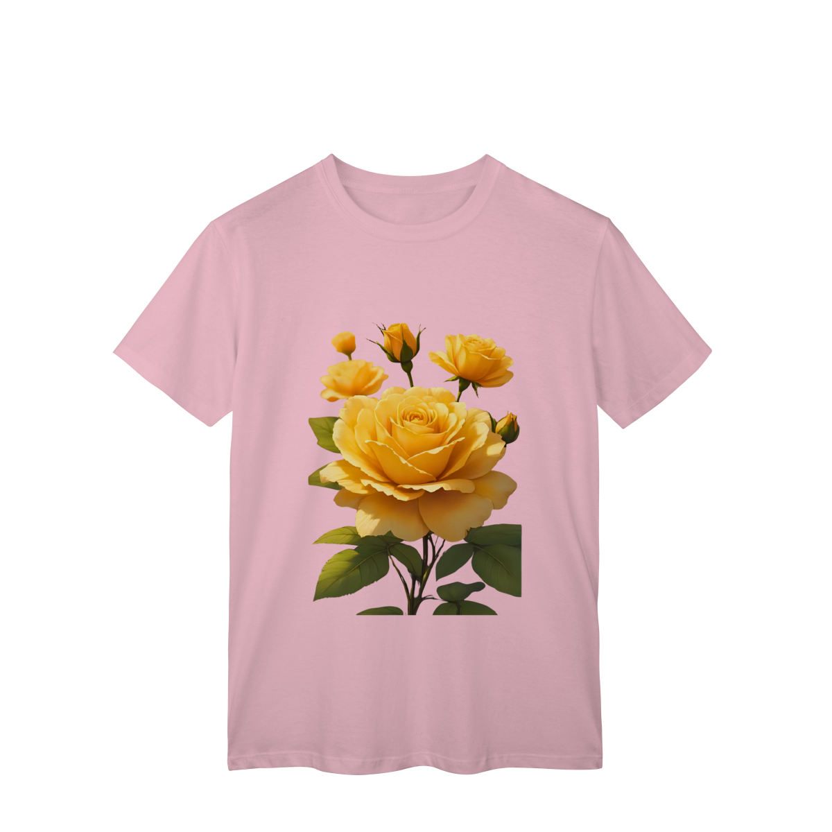 T-Shirt Classic Rosas Amerela 