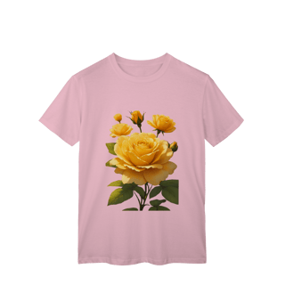 T-Shirt Classic Rosas Amerela 