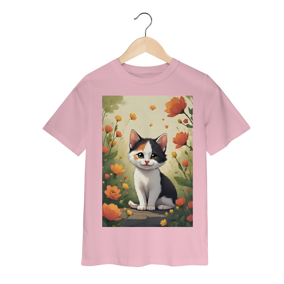 Classic Infanil Gatinha Tricolor