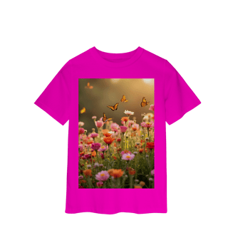 Nome do produto Classic Infantil Flores e Borboletas