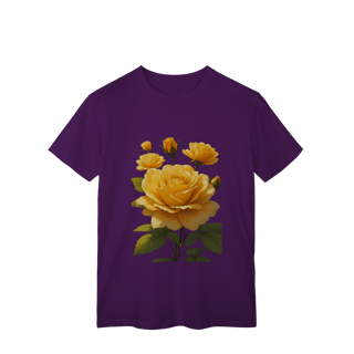 Nome do produto T-Shirt Classic Rosas Amerela 