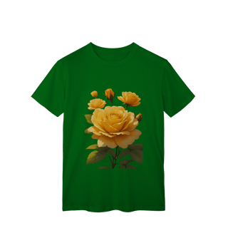 Nome do produto T-Shirt Classic Rosas Amerela 