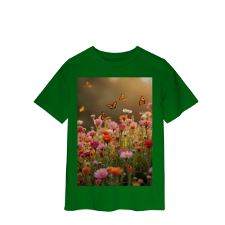 Nome do produto Classic Infantil Flores e Borboletas