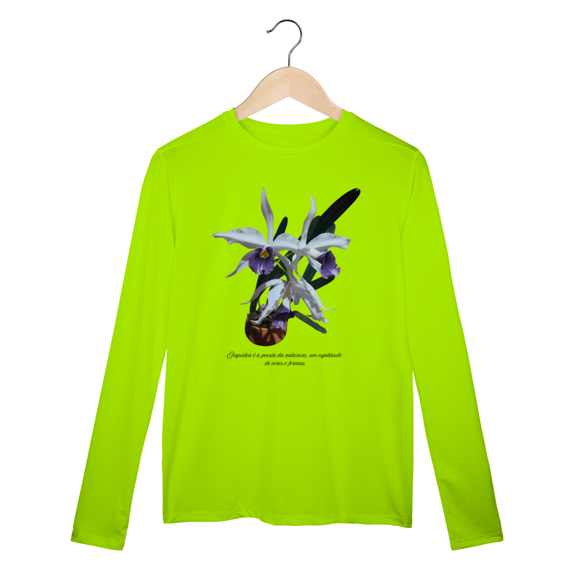 Camisa Manga Longa Sport Dry UV Orquidea Coerulea