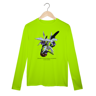 Camisa Manga Longa Sport Dry UV Orquidea Coerulea