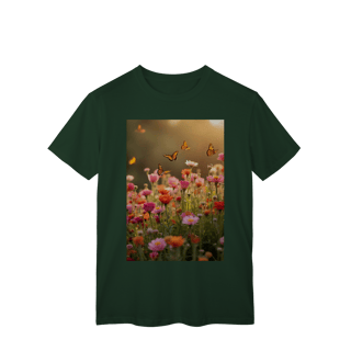 Nome do produto T-Shirt Classic Flores e Borboletas 