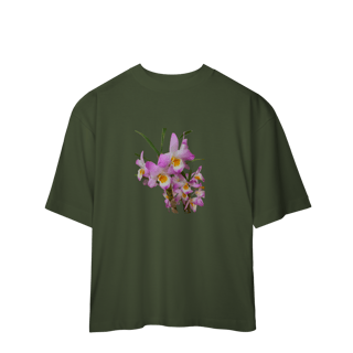 Nome do produto Camiseta Oversized Flores 02
