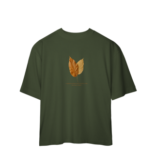 Nome do produto Camiseta Oversized Folhas