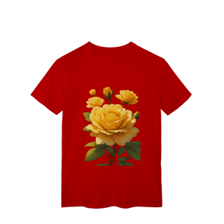 Nome do produto T-Shirt Classic Rosas Amerela 