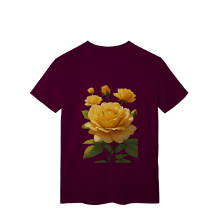 Nome do produto T-Shirt Classic Rosas Amerela 