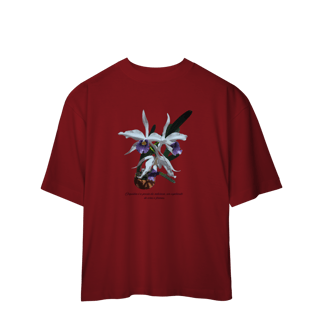 Nome do produto Camiseta Oversized Orquidea Coerulea
