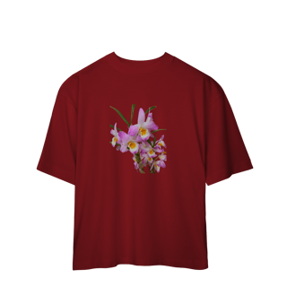 Nome do produto Camiseta Oversized Flores 02