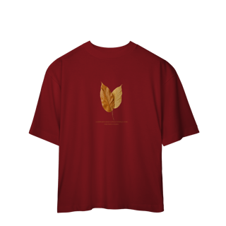 Nome do produto Camiseta Oversized Folhas
