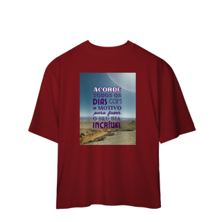 Nome do produto Camiseta Oversized Incrivel 