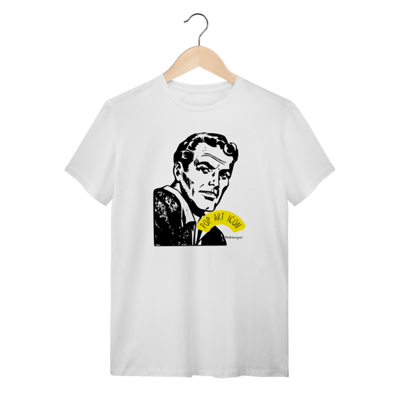 Camiseta unissex premium estilo retrô e art pop Pop Art Icon Lord