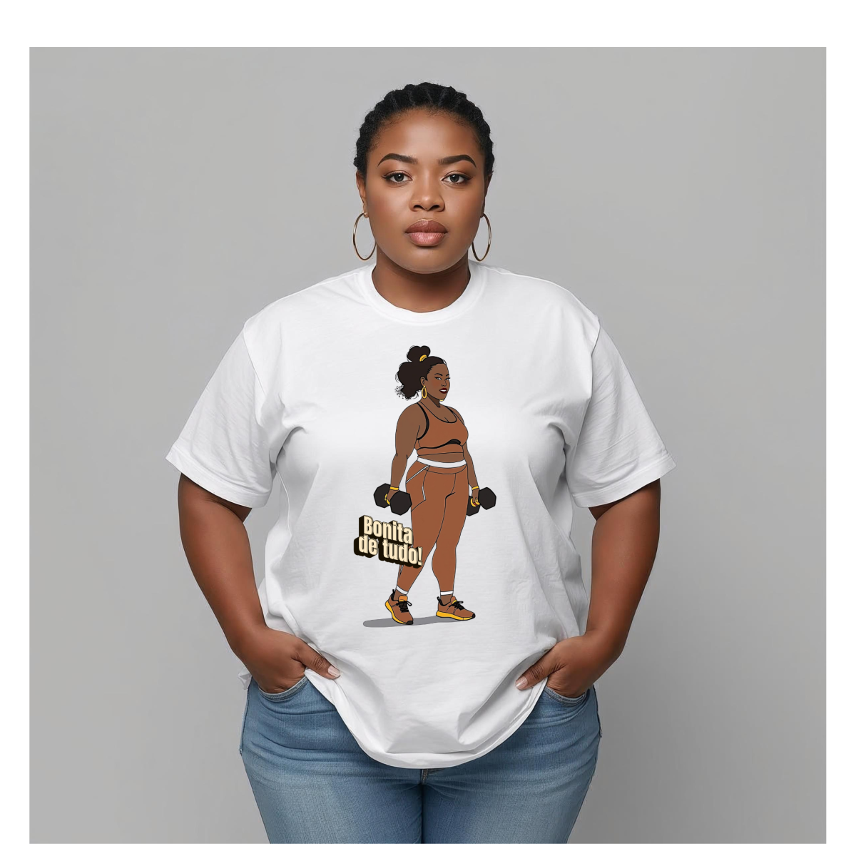 Nome do produto: T-shirt Bonita de Tudo