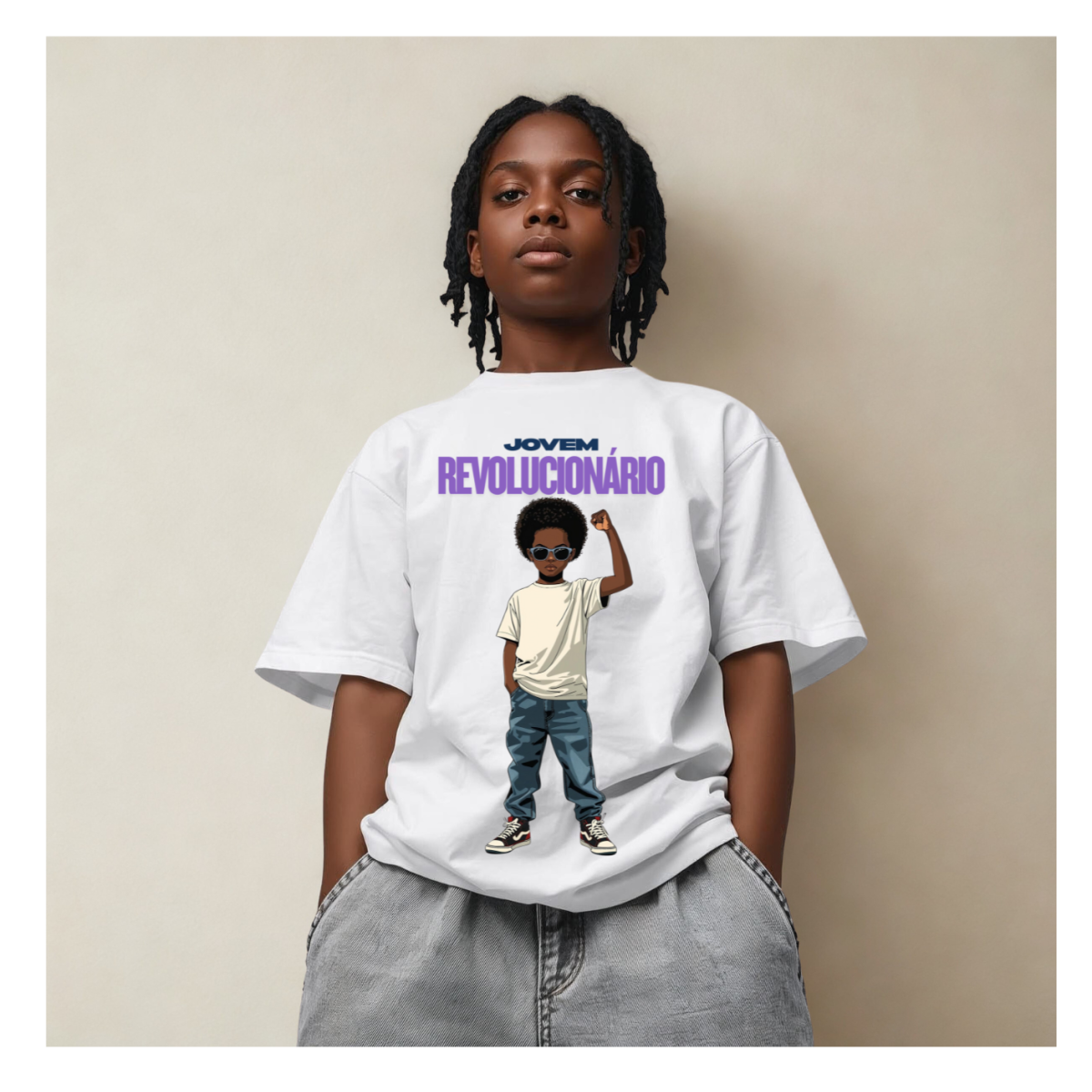 Nome do produto: T-shirt Jovem Revolucionário