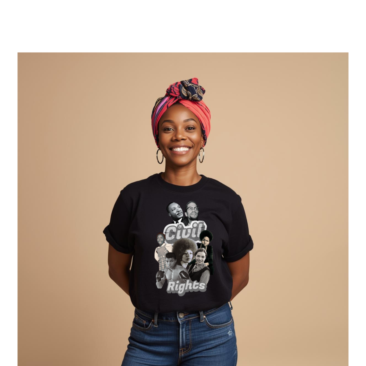 Nome do produto: T-shirt Civil Rights- Preta