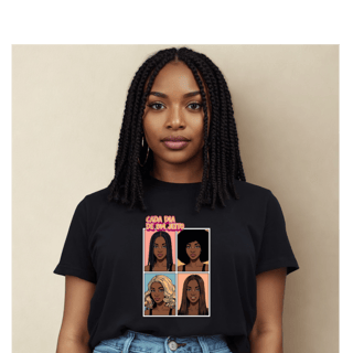 Nome do produtoT-shirt Quadrinhos- Preta